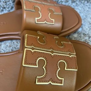 Authentic Tory Burch Double T Sport Slides
